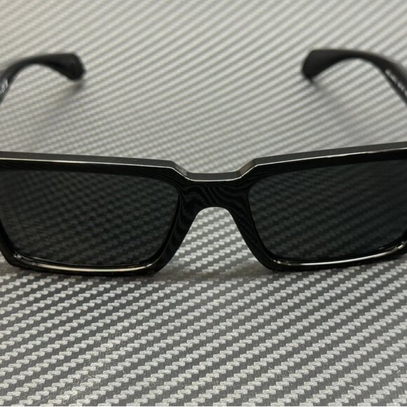 VERSACE Black Grey Men's 55 mm Sunglasses - Picture 2 of 5